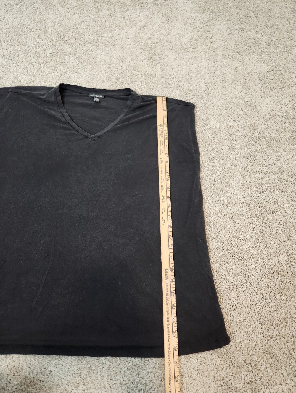 Eileen Fisher Black Fine Jersey Square Top Size Medium - Picture 7 of 7